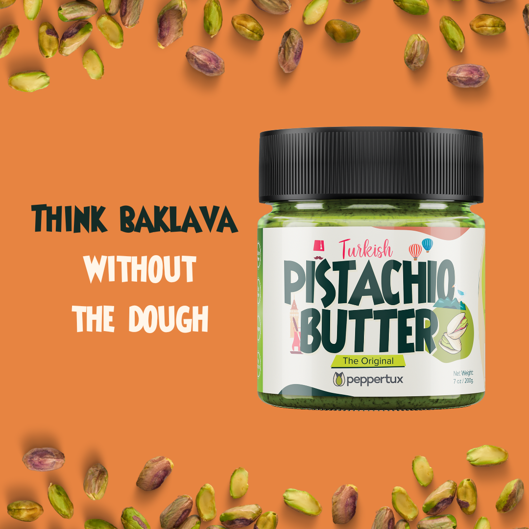 Pistachio Butter Tasting - 2 JARS (Unsweetened & The Original)