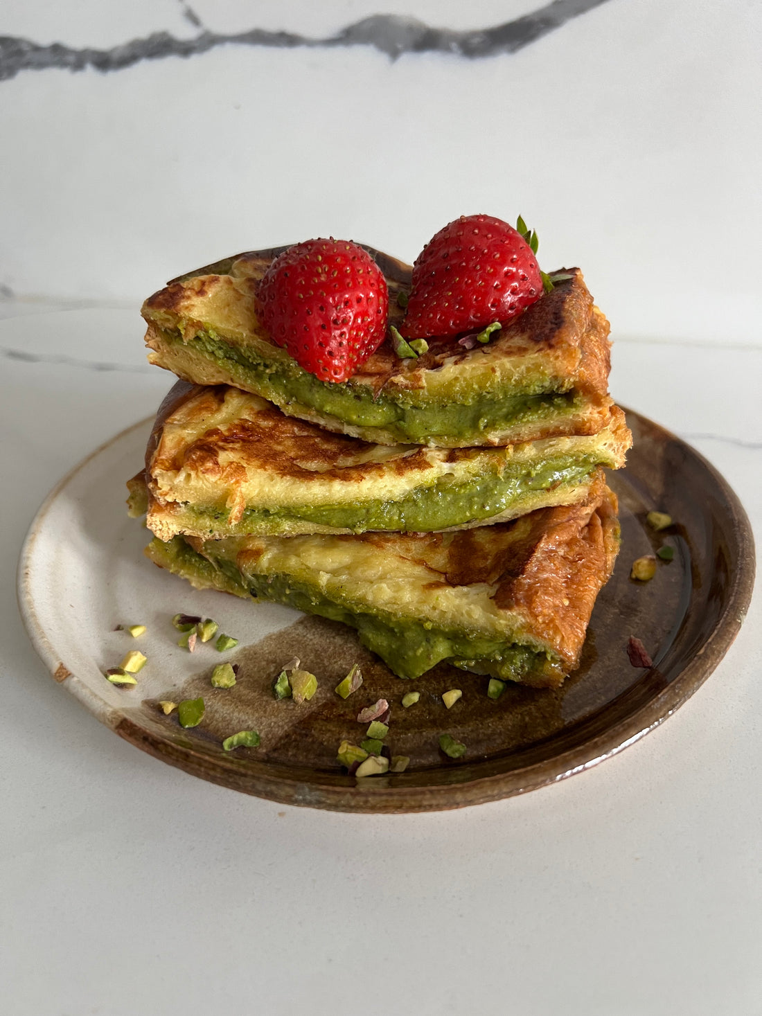 French toast, pistachio butter French toast, breakfast toast