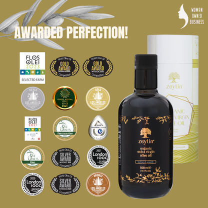 Organic Extra Virgin Olive Oil 500ml - Buttery &amp; Smooth (Mild)