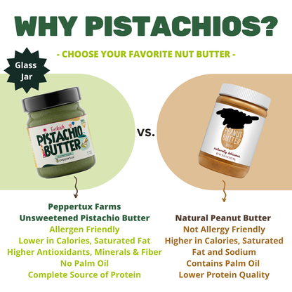 Peppertux Unsweetened Pistachio Butter