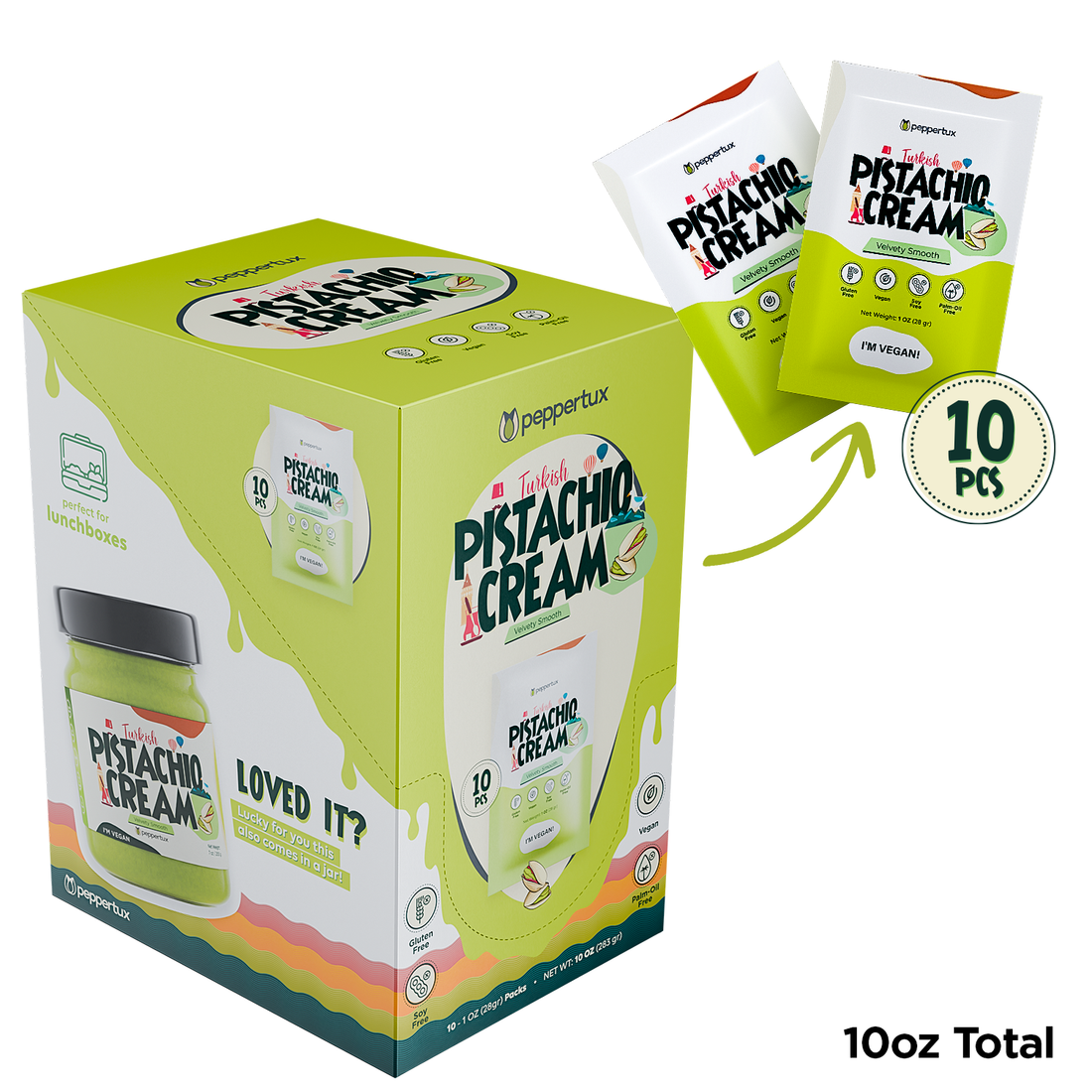 Vegan Pistachio Cream - Single Serve Pouches (10oz)