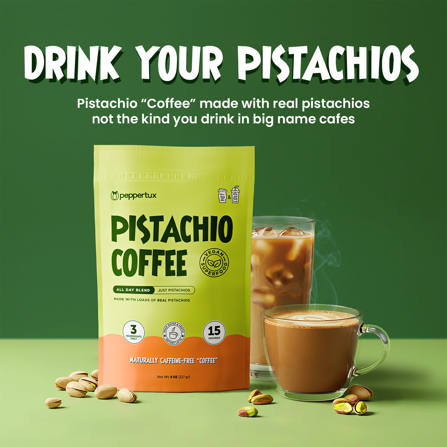 The REAL Pistachio Coffee (Decaf)